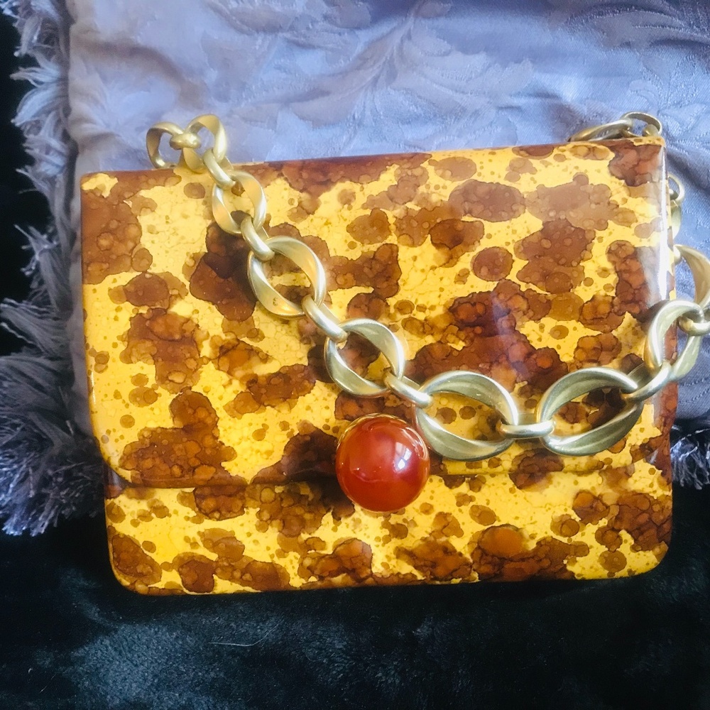 Swanky Vintage Jacomo of Paris Clutch